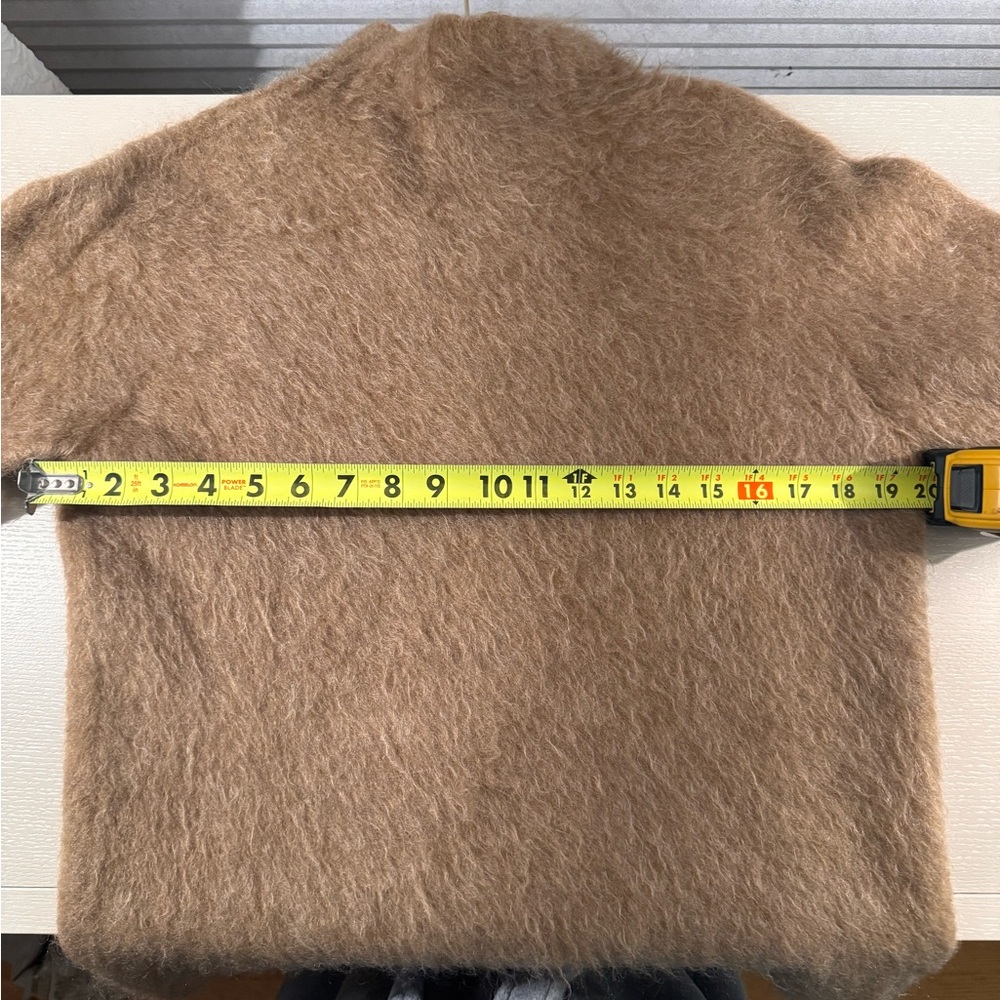 MaxMara Mohair Blend Turtleneck Sweater in Camel - Picture 5 of 5